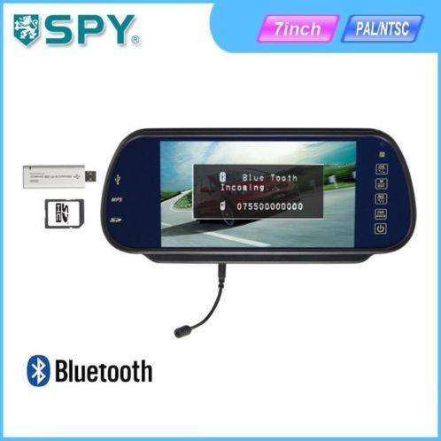 SPY Achteruitrij Mirror LCD 7.0 Inch Scherm (BluetoothMP5)2