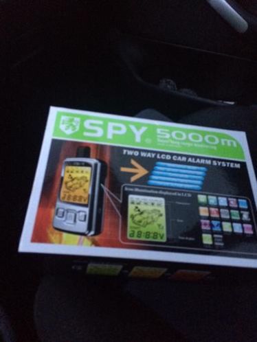 Spy auto alarm nieuwe in doos 