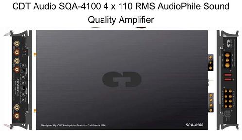 SQA-4100 - CDT Audio 4 Channel Amplifier versterker
