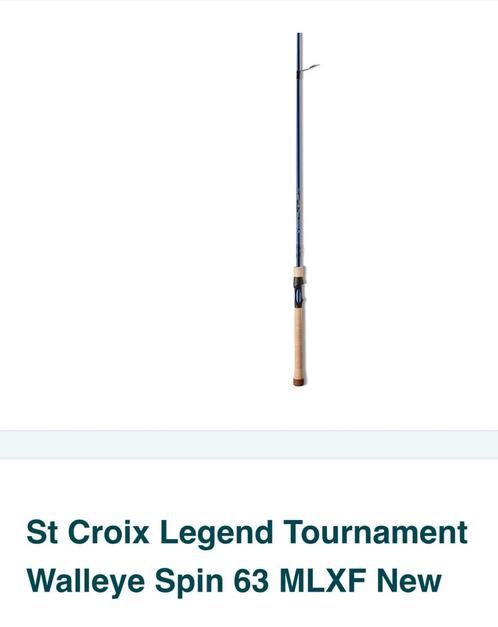 St croix legend tournament Walleye vertical jig