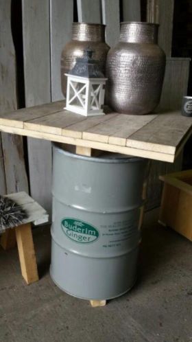 Sta tafel statafel tafel robuust stoere industrile tafel 