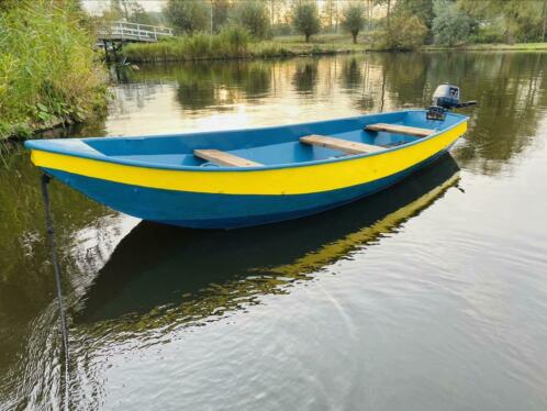 Stalen boot Yamaha afdekzeil stalenboot boot