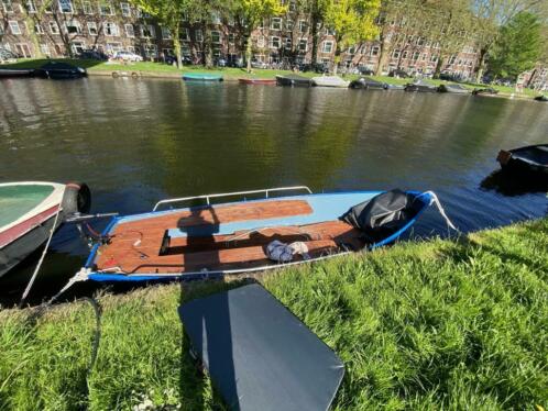 Stalen Sloep - Grachtenboot met electrische motor