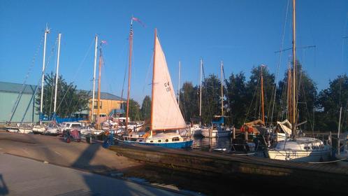 Stalen zeilboot Biesbosch zeilkruiser