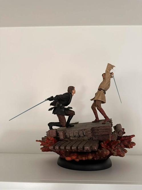 Star Wars Diorama anakin vs obi-wan ( met doos)