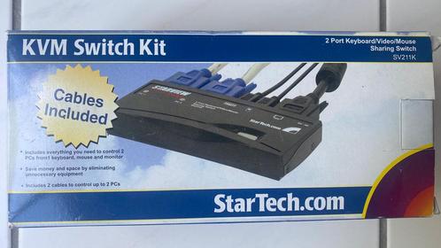 StarTech 2 Port PS2 StarView KVM Switch Kit with Cables