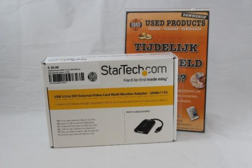 StarTechCom USB 3.0 to DVI Adapter  Nieuw in doos