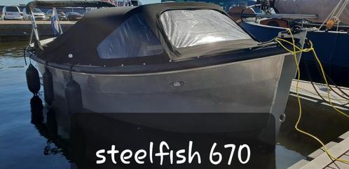 Steelfish 670. aluminium sloep . 60pk suzuki. MOOIE OPTIES