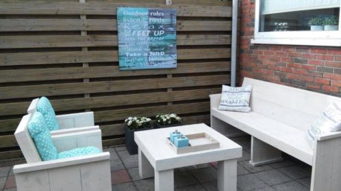 Steiger houten tuinset loungeset