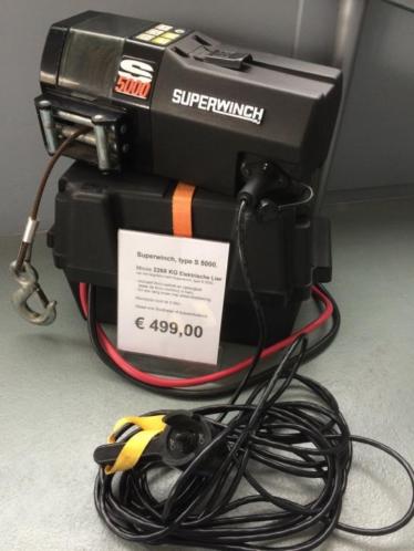 Sterke 2268 KG Elektrische LierAccuvochtvrije opbergbak 