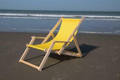 Sterke houten strandstoelen - Bedrukte houten stoel