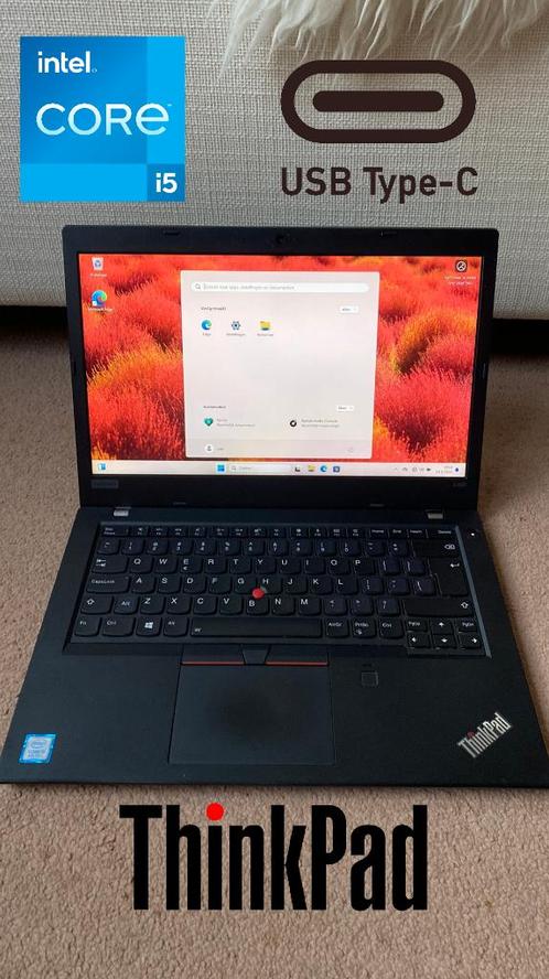 Sterke Lenovo Thinkpad T480- i5- 16GB mem- 14 inch FullHD