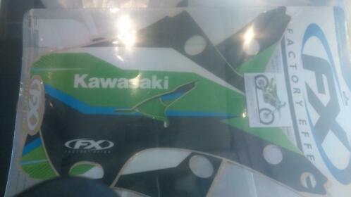 Stickerset Kawasaki KX 125  250 ( 2003 tm 2008 ) FX
