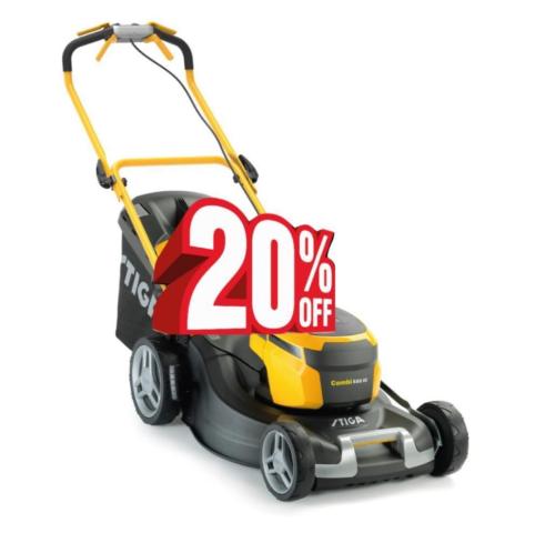 Stiga Combi 55 S AE 80volt 2x 5,0Ah set