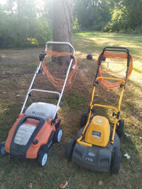 Stihl verticuteermachine  Stiga grasmaaier (mulcher)