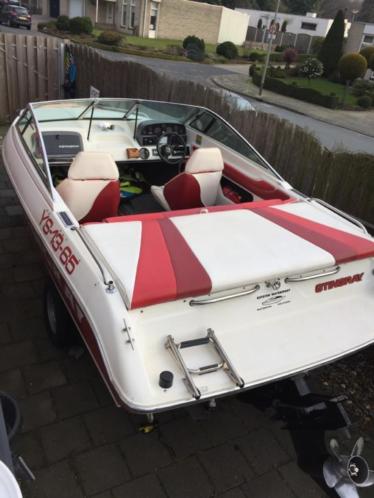 Stingray speedboot met nieuwe pega trailer motor 100 ok