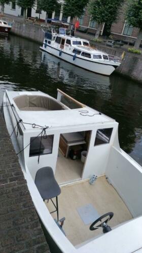 Stoere comfortabele boot , project af te bouwen. 8 m staal