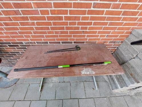 Stok 4 meter  hengel met standaard