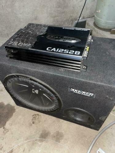 Subwoofer met versterker