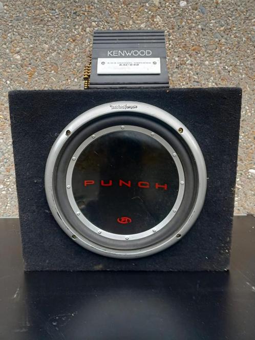 Subwoofer rockford Kenwood versterker