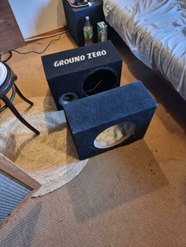 Subwooferboxen auto evt ook passende 12 inch subwoofer erbij