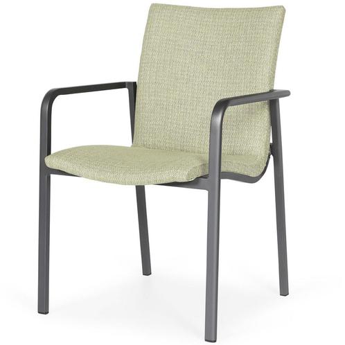 SUNS Anzio dining chair matt royal grey soft green mixed