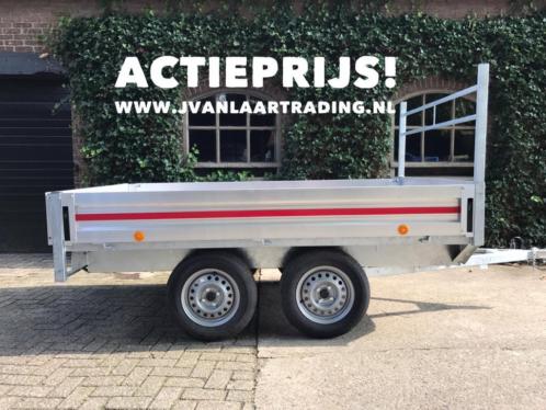 SUPER AANBIEDING Nieuwe plateauwagen tandemasser ACTIEPRIJS