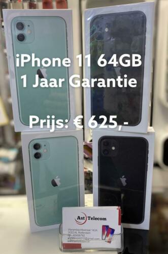 Super deal iPhone 11 64GB Zwart amp Groen Nieuw Geseald