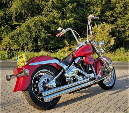 Super mooie Harley Davidson Heritage Softail FLSTC 1340cc