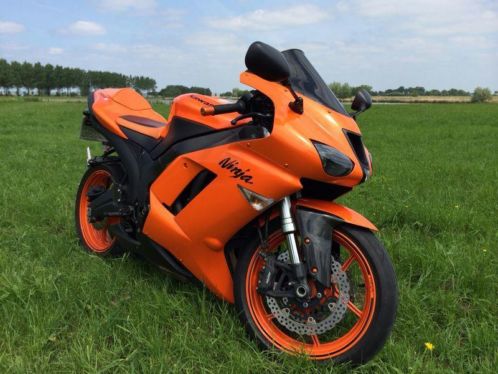 Super nette Kawasaki Ninja ZX6R uit 2008