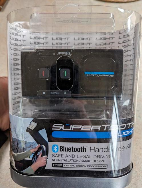 Super tooth light Bluetooth handsfree kit nieuw