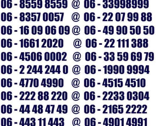 Supergoedkope top-telefoonnummers te koop