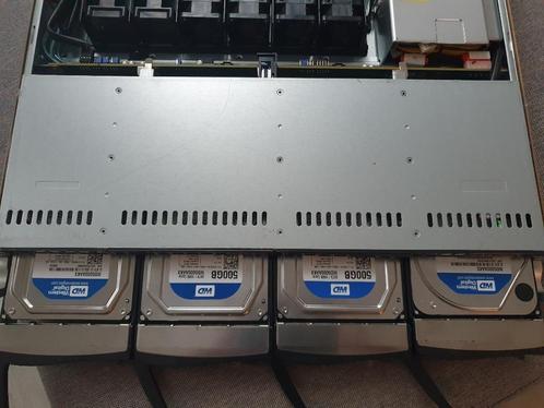 Supermicro 1U server X10SLH met 16gb ram, 4x 500gb hdd