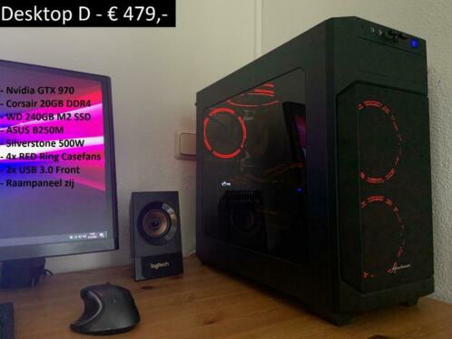 Supersnelle Gaming PC039s - Core i5 i3 GTX 970 20GB 16GB SSD