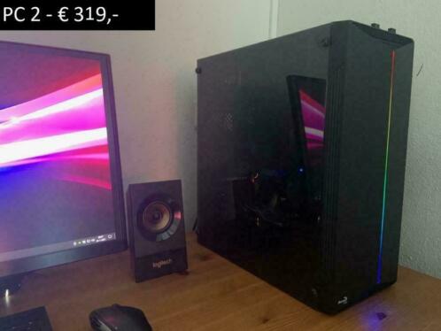Supersnelle RGB Gaming PC Fortnite, GTA 5, Minecraft