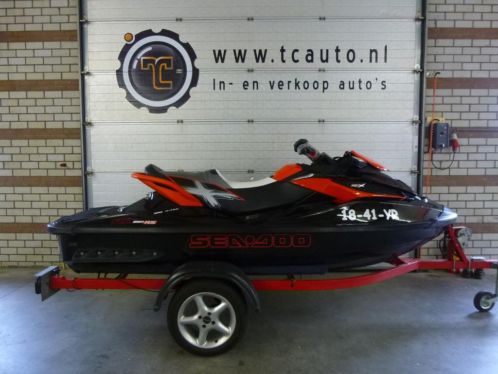 Supersnelle Seadoo RXT 260 RS 2010  trailer INRUIL MOGELIJK