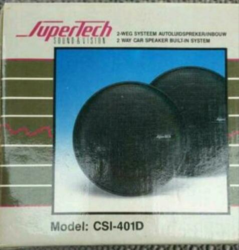 Supertech auto speaker CSI-410D