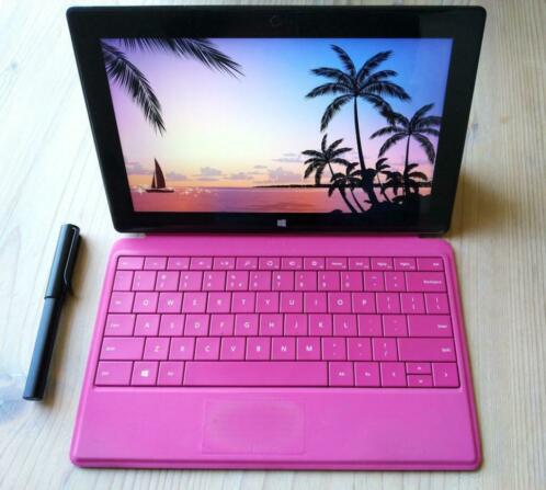Surface Pro 1 Win10Pro Intel i5 SSD, typecover, pen, oplader