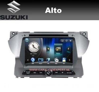 Suzuki Alto dvd navigatie usb bluetooth gps carkit HD inbouw