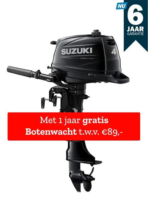 Suzuki buitenboordmotor 4pk - DF4A - Kortstaart - Zwart