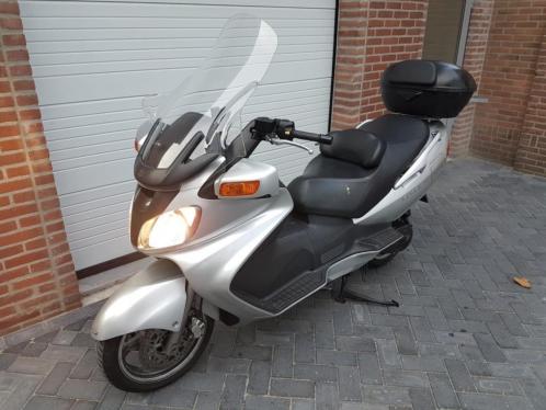 Suzuki Burgman AN 650, groot windscherm, Originele topkoffer