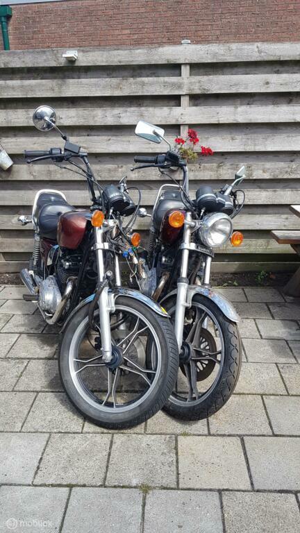 Suzuki GS 450L 2 X in onderdelen Bj. 1980 tm 1989