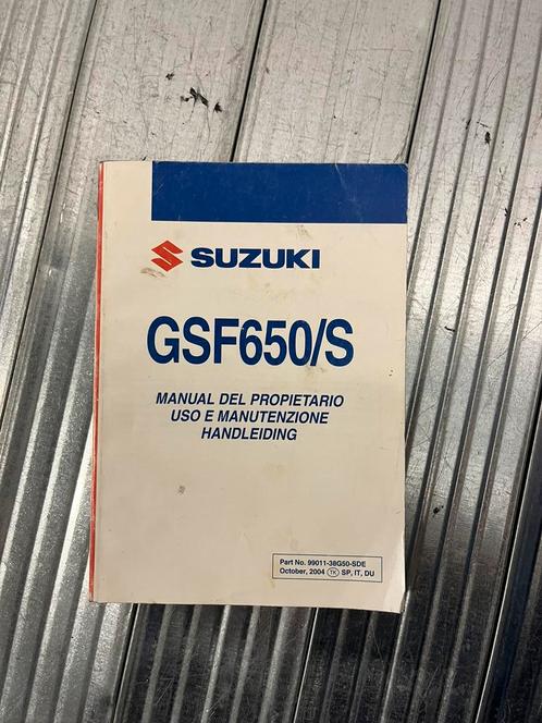 suzuki GSF650S handleiding