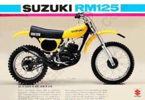 Suzuki RM125  1975   TE KOOP GEVRAAGDGEZOCHT