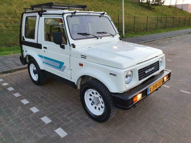 Suzuki Samurai Cabrio de Luxe 1990 Wit met Hardtop