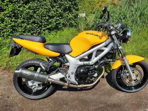 Suzuki SV 650cc - custom rvs sportuitlaat van carbon