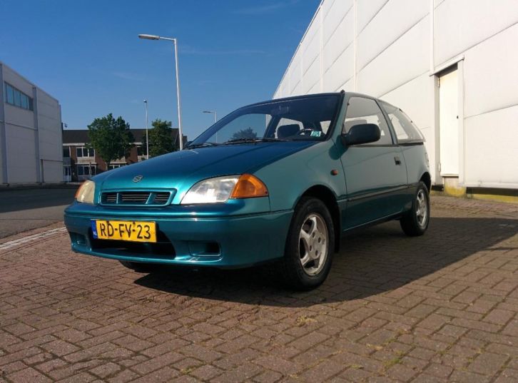 Suzuki Swift 1.3 1997 Groen AircoAirbagTrekhaakD-riem