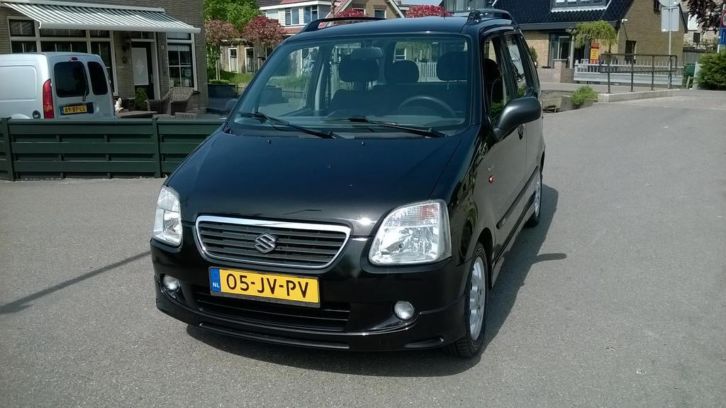 Suzuki Wagon R 1.3 2002 Zwart..SPECIALSPORT UITVOERING