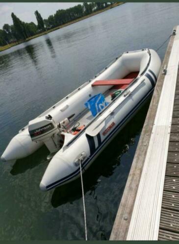 Suzumar 390 ALU rubberboot rib 8 pk Johnson buitenboordmotor