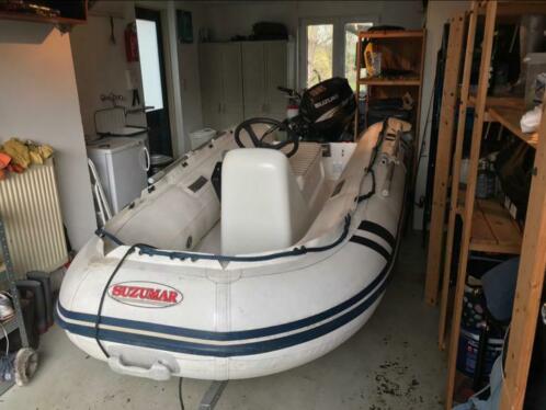 Suzumar rib 310 en 9,9 pk Suzuki(geen plakkers)